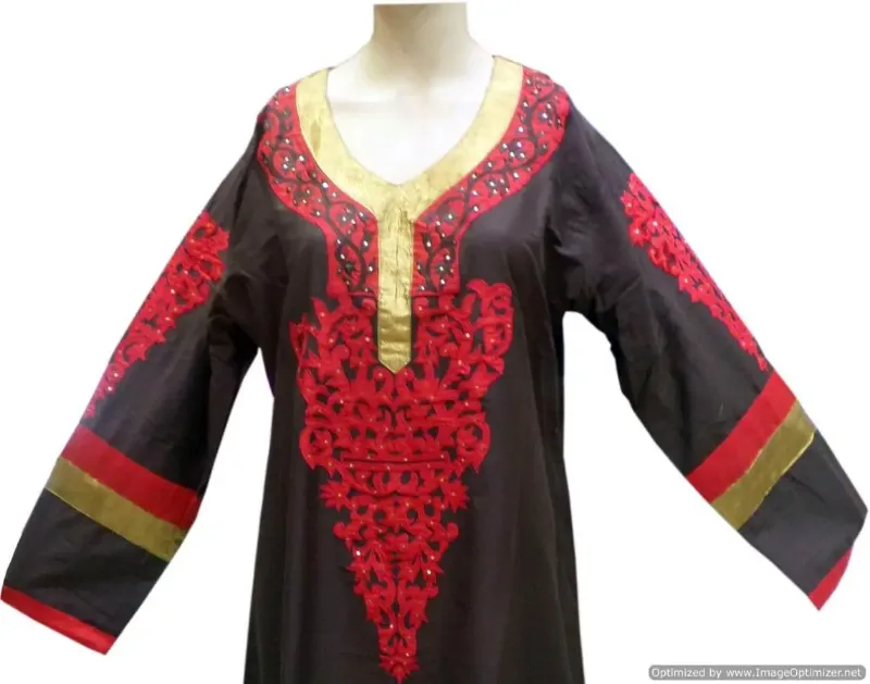 Picture of Radhe Designer Multicolor Georgette Kaftan Dress for Women - F5155