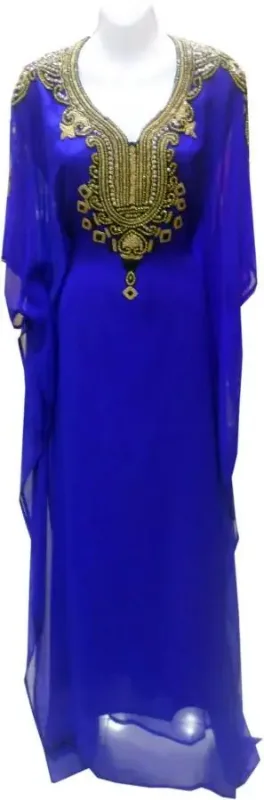 Picture of Radhe Designer Multicolor Georgette Kaftan Dress for Women - F5172