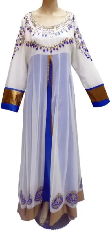 Picture of Radhe Designer Multicolor Georgette Kaftan Dress for Women - F5171
