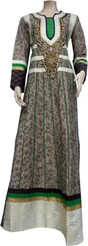 Picture of Radhe Designer Black Georgette Kaftan Dress for Women - F5175