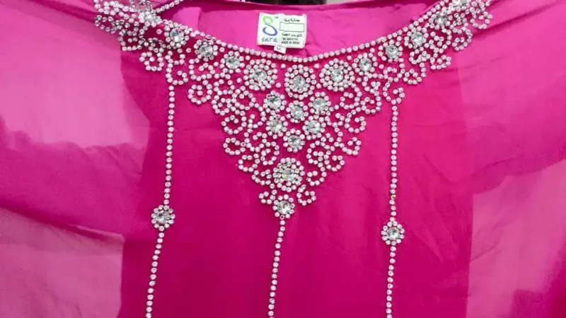Picture of Radhe Designer Multicolor Georgette Kaftan Dress for Women - F5190