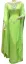 Picture of Multicolor Georgette Modest Dress for Women - Layered Flared Hem Style