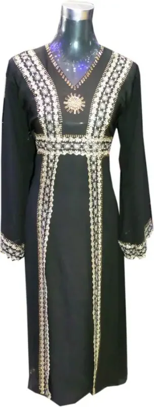 Picture of Radhe Designer Pink Cotton Kaftan Dress for Women - F5061
