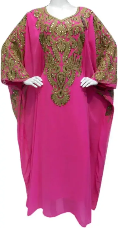 Picture of Radhe Designer Purple Georgette Kaftan Dress for Women - F5081