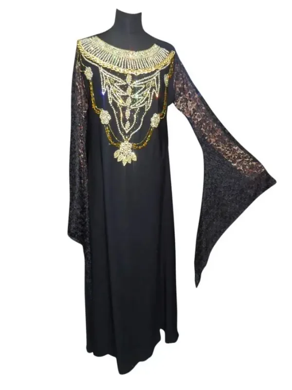 Picture of Radhe Designer Multicolor Georgette Kaftan Dress for Women - F5080