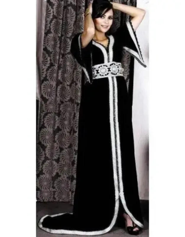 Picture of Radhe Designer Multicolor Georgette Kaftan Dress for Women - F10315