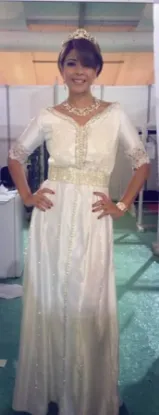 Picture of evening gown party wear modern caftan dress for arabia,