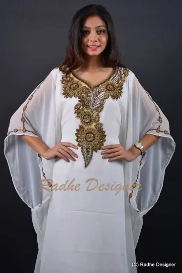 Picture of exclusive bridal dubai arabian modern hand embroidery d