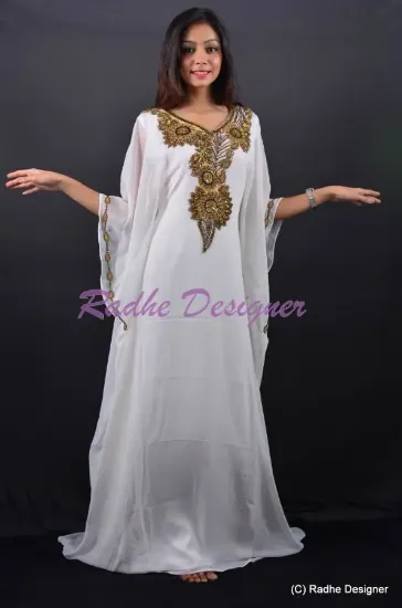 Picture of exclusive bridal dubai arabian modern hand embroidery f