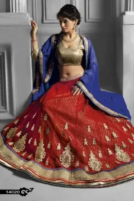 Picture of bollywood dress designer indian pakistani lehenga chol,