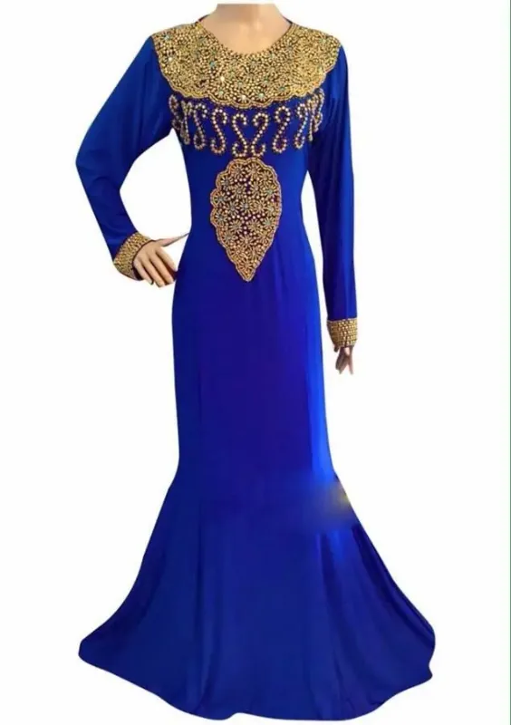 Picture of Radhe Designer Multicolor Georgette Kaftan Dress for Women - F10477