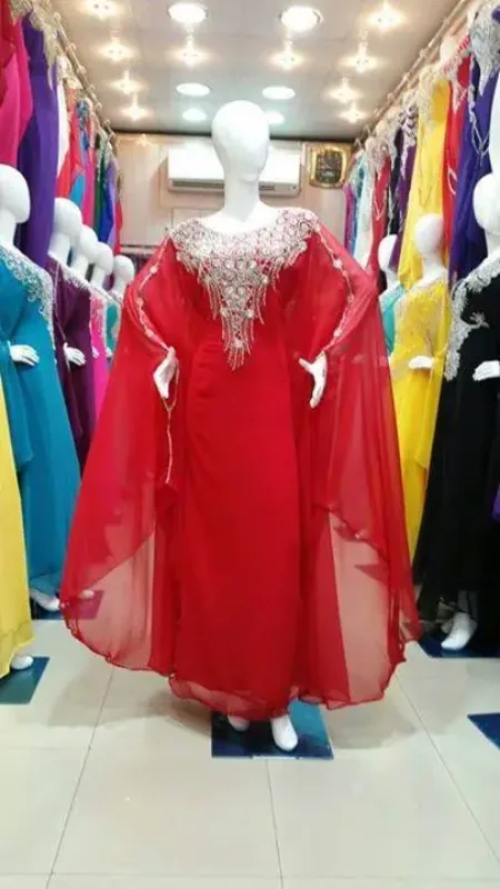 Picture of Radhe Designer Multicolor Georgette Kaftan Dress for Women - F10261