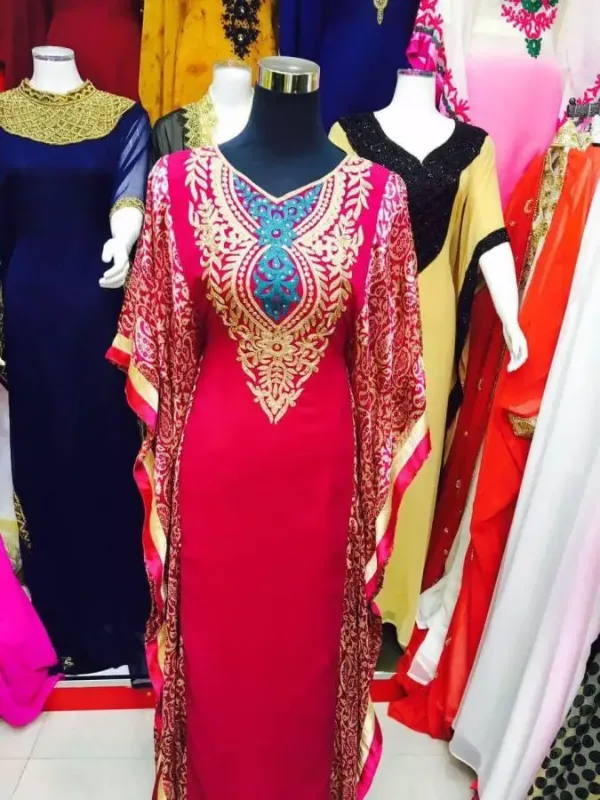 Picture of Radhe Designer Purple Georgette Kaftan Dress for Women - F1683
