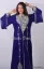 Picture of Black Georgette Kaftan Dress for Women - Look 7092