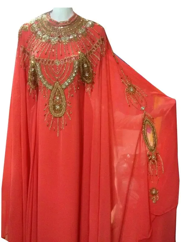 Picture of Radhe Designer Black Georgette Kaftan Dress for Women - F9998