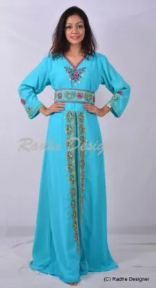 Picture of exclusive fancy jilbab jalabiya wedding gown for women 