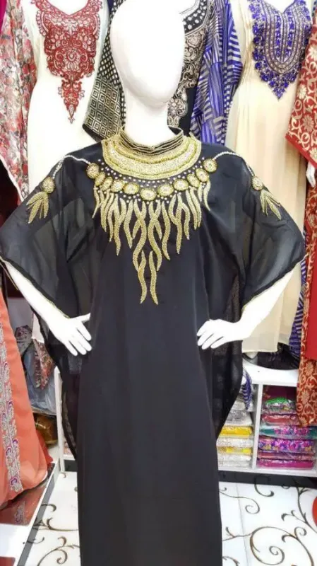 Picture of Radhe Designer Multicolor Georgette Kaftan Dress for Women - F1669