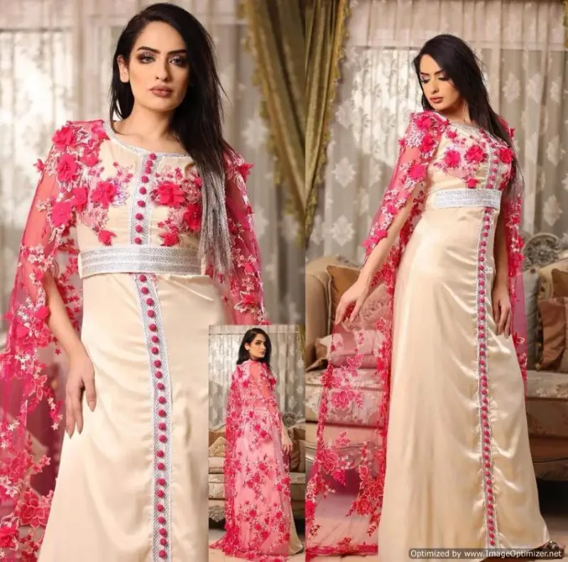 Picture of Radhe Designer Black Georgette Kaftan Dress for Women - F2015