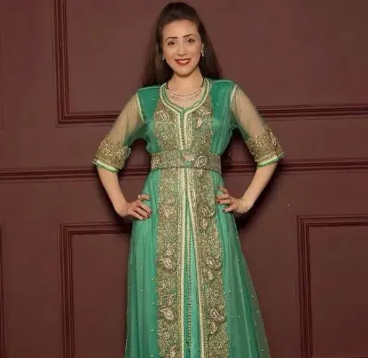 Picture of exclusive party wear farasha caftan dress for women a,a