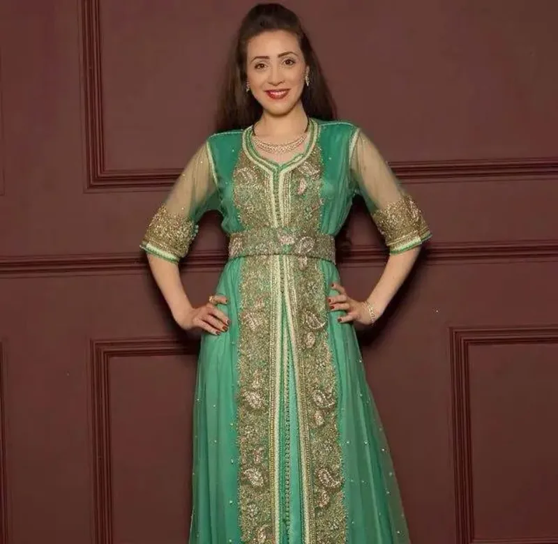 Picture of Radhe Designer Pink Cotton Kaftan Dress for Women - F10407