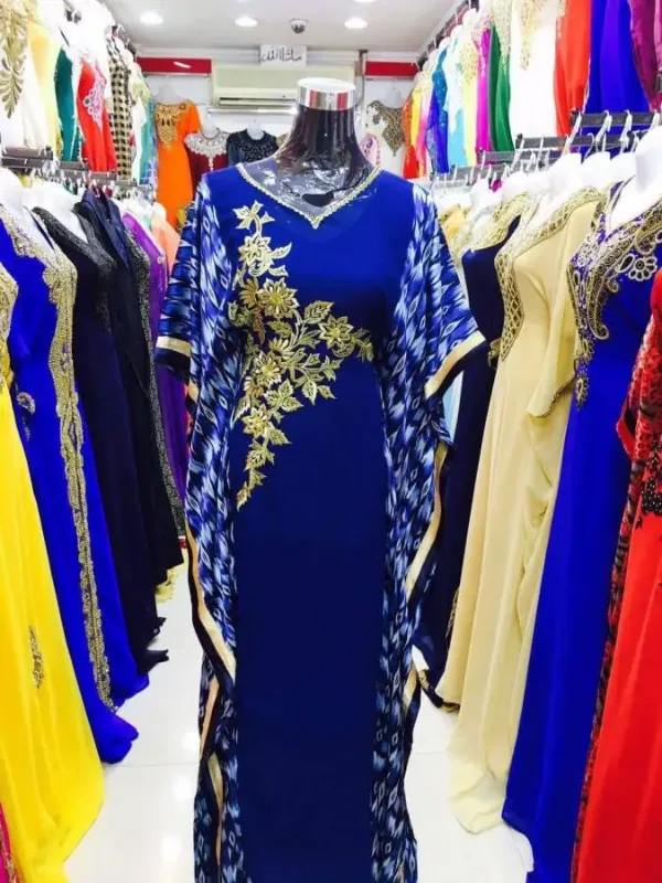 Picture of Radhe Designer Multicolor Georgette Kaftan Dress for Women - F1954