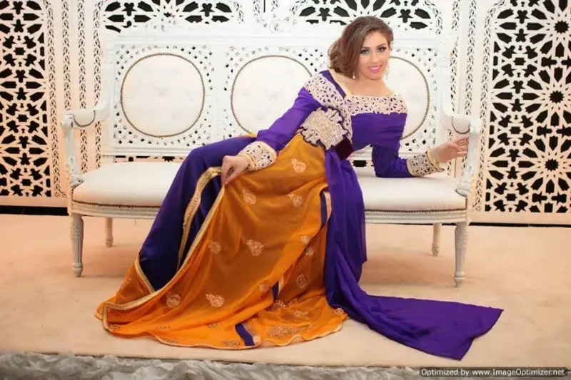 Picture of Radhe Designer Multicolor Georgette Kaftan Dress for Women - F10341