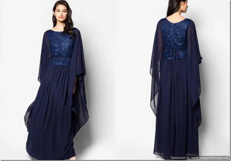 Picture of Radhe Designer Pink Cotton Kaftan Dress for Women - F10475