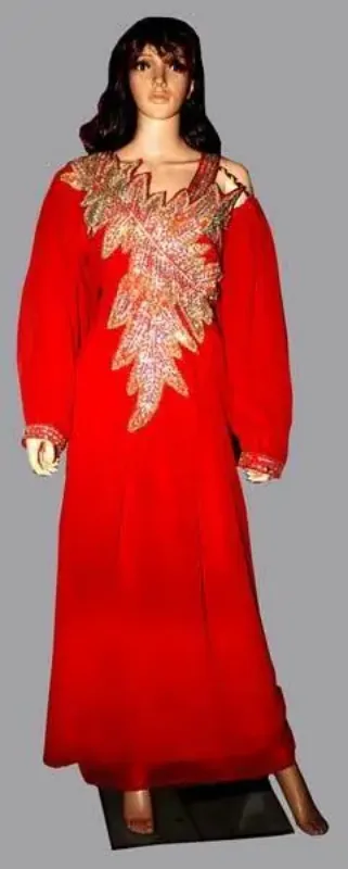 Picture of Radhe Designer Multicolor Georgette Kaftan Dress for Women - F10545