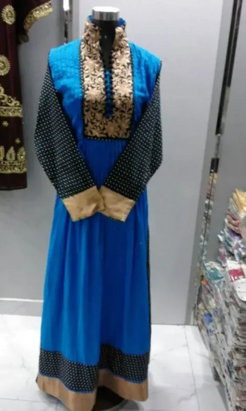 Picture of Radhe Designer Multicolor Georgette Kaftan Dress for Women - F2167