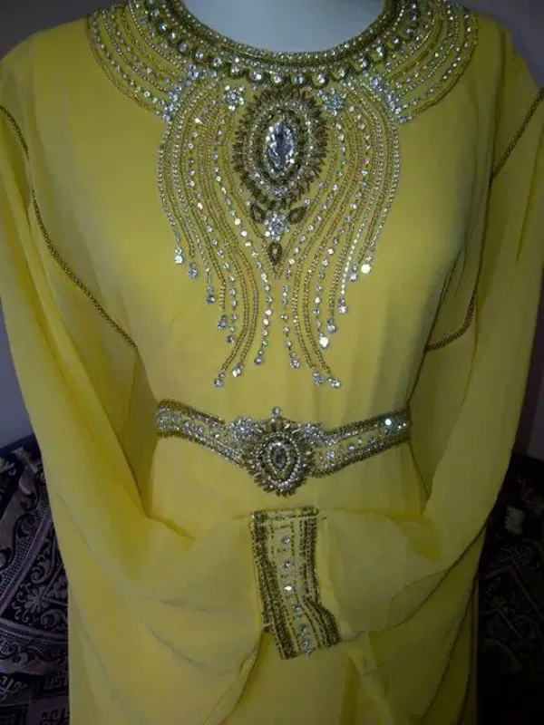 Picture of Radhe Designer Multicolor Georgette Kaftan Dress for Women - F7914