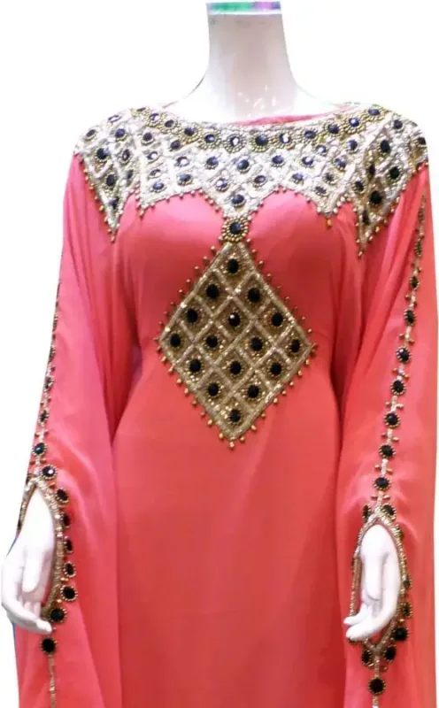Picture of Radhe Designer Multicolor Georgette Kaftan Dress for Women - F2266