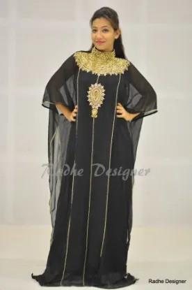 Picture of fancy dubai farasha moroccan kaftan abaya jilbab ar ,y3