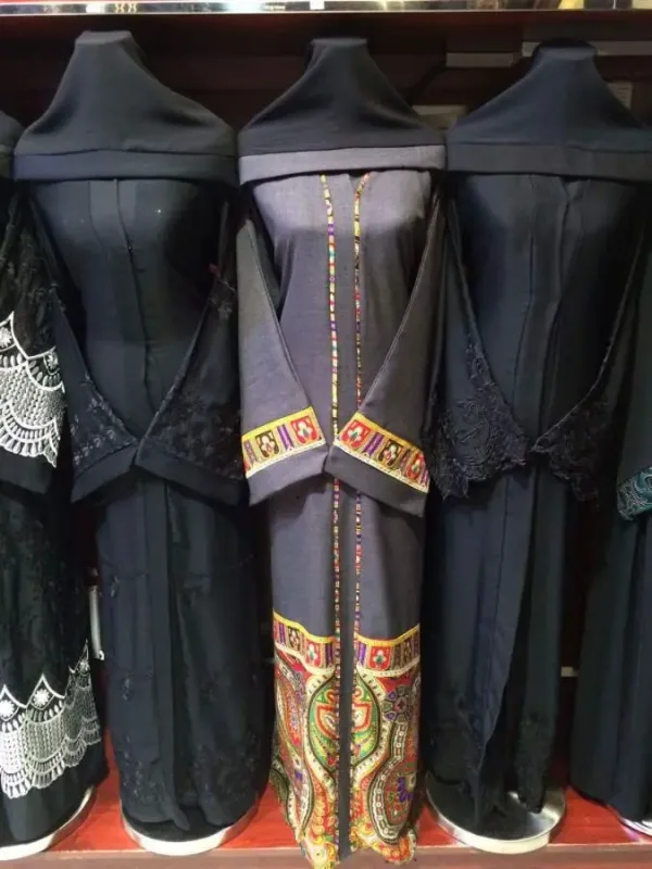 Picture of Radhe Designer Black Georgette Kaftan Dress for Women - F1509