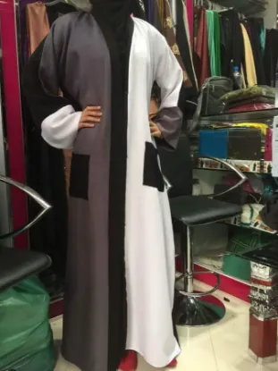 Picture of fancy georgette dubai kaftan abaya jalabiya ji,f1507