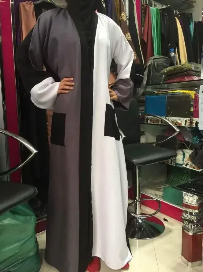 Picture of fancy georgette dubai kaftan abaya jalabiya ji,f1507