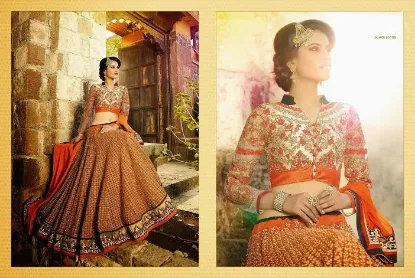 Picture of indian women bridal lehenga choli designer pakistani w,