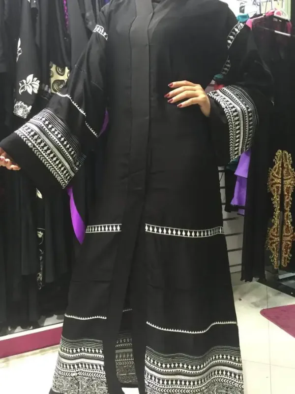 Picture of Radhe Designer White Georgette Kaftan Dress for Women - F1338
