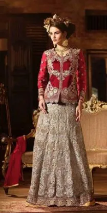 Picture of wedding bridal wear lehenga designer indian latest boll