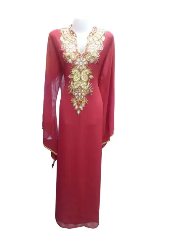 Picture of Radhe Designer Multicolor Georgette Kaftan Dress for Women - F3826