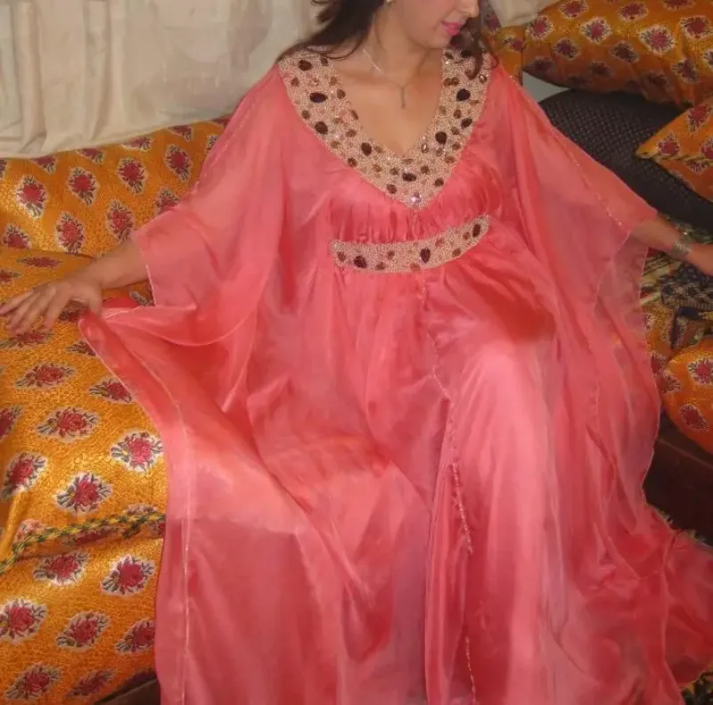Picture of Radhe Designer Multicolor Georgette Kaftan Dress for Women - F9147
