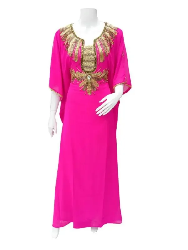 Picture of Radhe Designer Multicolor Georgette Kaftan Dress for Women - F3749
