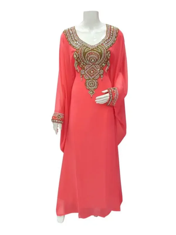 Picture of Radhe Designer Multicolor Georgette Kaftan Dress for Women - F3752