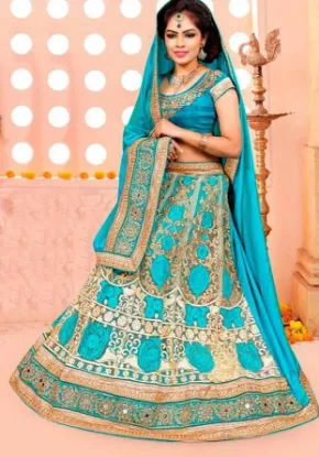 Picture of indian bridal lehenga choli bollywood collection design