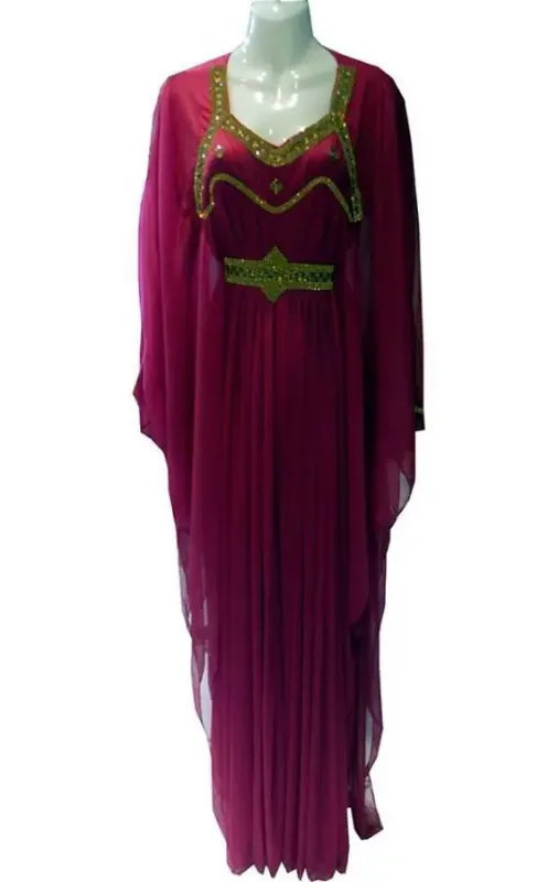Picture of Radhe Designer Multicolor Georgette Kaftan Dress for Women - F9148