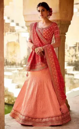 Picture of bridal lehenga bollywood indian wedding party wear unst