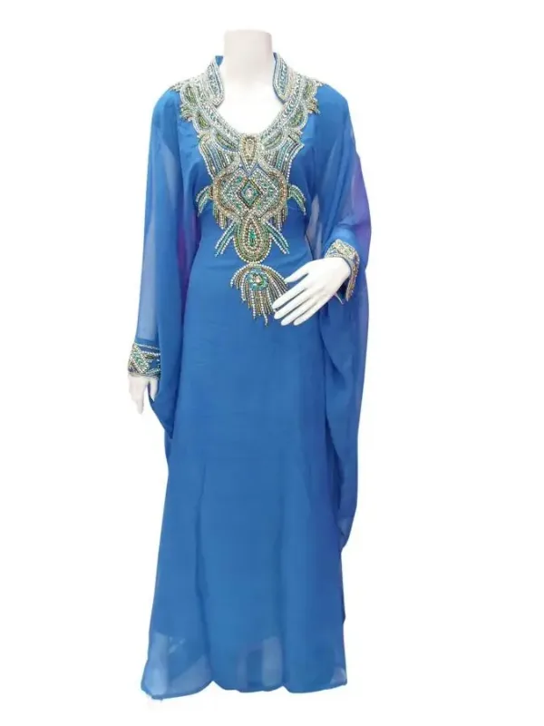 Picture of Radhe Designer Multicolor Georgette Kaftan Dress for Women - F3750
