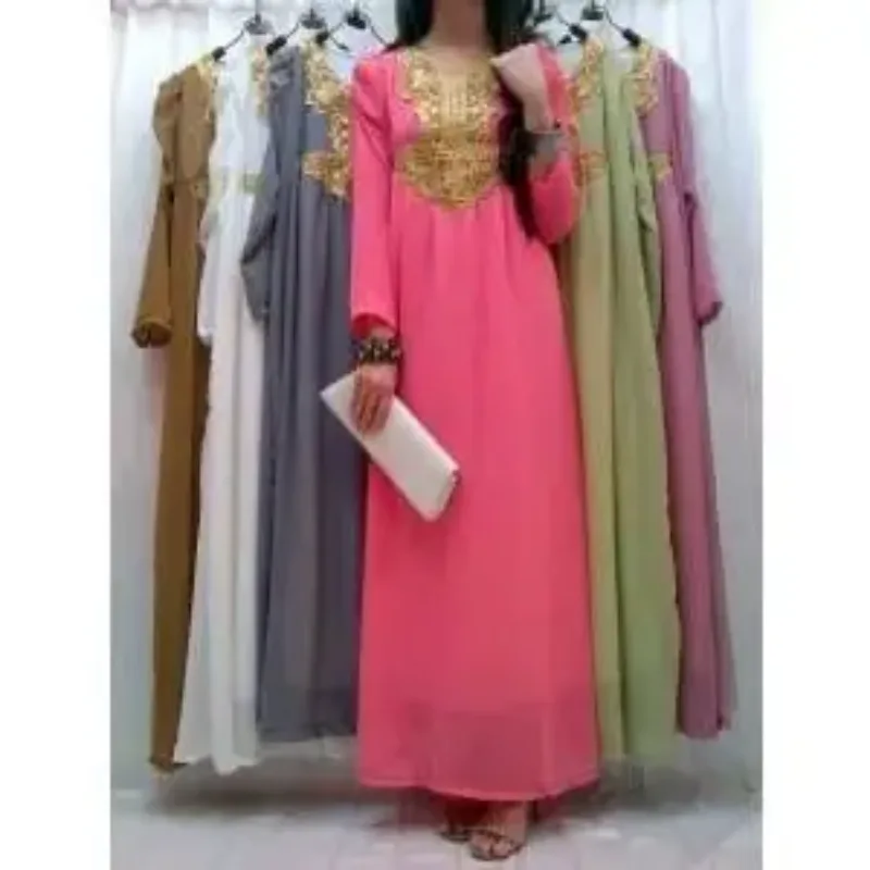 Picture of Radhe Designer Multicolor Georgette Kaftan Dress for Women - F9145