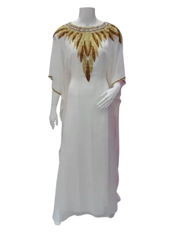 Picture of Radhe Designer Purple Georgette Kaftan Dress for Women - F3747