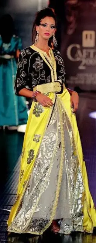 Picture of Radhe Designer Multicolor Georgette Kaftan Dress for Women - F7897