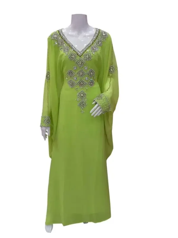 Picture of Radhe Designer Multicolor Georgette Kaftan Dress for Women - F3754